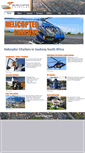 Mobile Screenshot of helicoptercharters.co.za